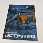 1967 Rockwell-standard Axles For Kenworth Trucks Catalog Brochure