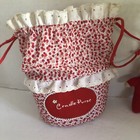 Vintage Cradle Purse With Baby Rare Collectible Red