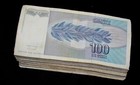 100 Pcs X Yugoslavia 100 Dinara Banknotes  1992 P-112 Full Bundle-circulated