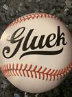 New Old Stock Rare Vintage Gluek Beer Cardboard Baseball Advertising Sign