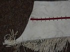 Antique Style Suede Leather Handmade Fringes Chaps Legggings Brain Tanned