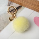Real Mink Fur Ball Pompom Bag Charm Keyring Handbag Phone Pendant Accessories