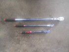 Mac Tools Long Flex Head Ratchet Lot Of 3 Included 3 8 And 1 2 Locking Like New