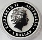 2012 P Silver Australia Outback 1oz Kookaburra Colorised Proof Coin In Capsule