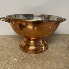 Vintage Copper And Brass Old Dutch Colander New With Tags Made In Korea
