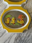 Vintage Set Of Handmade Framed Animal Wall Decor Nursery Bathroom Kids Room