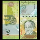 Full Bundle Lot 100 Pcs  Venezuela 50 Bolivares  2015  P-92  Unc