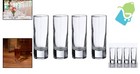 Personalizable 4-pack Clear Tall Shot Glasses - Perfect For Celebrations
