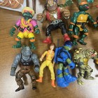 Huge Vintage Teenage Mutant Ninja Turtles Action Figure   Accessories Toy Lot