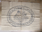 Claire Murray Punch Needle Canvas Wool Yarn Rug Flower Floral Vase 48 X 36