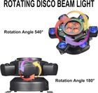 6 Arms Stage Light Led Moving Head Beam Light Bee Eye Laser Dj Disco Party Club