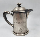 Antique Christofle Silver Plate Creamer - Grand Hotel Kharkoff  ukraine  C  1900