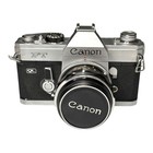 Canon Ft Ql 35mm Slr Film Camera W  Canon Fl 50mm F1 8 Lens Case Vintage Japan