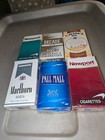 6 Vintage Empty Cigarette Packs