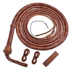 Handmade Leather Bullwhip 4 To 16 Feet Long 16 Plait Movie Inspired Bull Whip