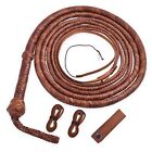 Kangaroo Hide Leather Bull Whip 04 To 16 Feet Long 16 Plaits Indiana Jones Whip