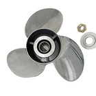 Propeller 10 3 8x14 For Mercury 25-70hp Stainless Steel Prop 13 Tooth 10 4x14
