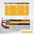 2pcs 22 2v 3300mah 6s Lipo Battery Xt90 For Rc Car Truck Buggy Airplane Drone