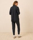 Pact Classic Airplane Set Cardigan   Jogger Charcoal Heather W9ml  168 Msrp Sz M