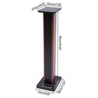 Bookshelf Floor Speaker Stands 1pair Wood Column Home Theater Speaker Bookshelf