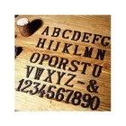Cast Wrought Iron Black Antique House Door Alphabet 26 Letters   10 Numbers