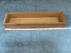 Drawer Organizer Bamboo Storage Box Kitchen Bathroom Desk Stackable 12 X 3 X 2