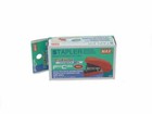 Max Stapler - Flat Clinch - Ergonomic - Mini Style  Red