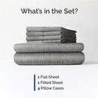 Full 6 Piece Sheet Set  Comfy Breathable   Cooling  Soft Hotel Luxury Bedding   