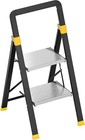2 Step Ladder Lightweight Aluminum Folding Step Stool For Adults