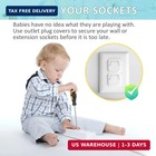 Baby-proof Outlet Covers  32 Pack  - Child Safety Electric Plug Protectors