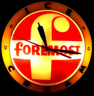 1950 s Foremost Ice Cream Double Bubble Lighted   Advertising Dairy Clock