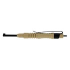 Zak Tool Zt12c-tan Progrip Round Carbon Fiber Handcuff Key W  Pocket Clip  Tan