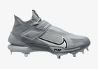 Nike Force Zoom Trout 8 Elite Metal Baseball Cleats Grey Cz5913-001 Mens Size 16