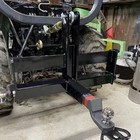 3 Point 2  Hitch Receiver Trailer New Category 1 Tractor Tow Drawbar Adapter Us