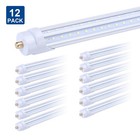 4-100 Pack 8  65w Led Tube Light  Single Pin  T8  6000k  Shop Light Bulb  fa8 