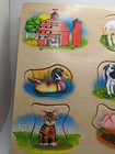 Melissa   Doug Farm Sound Puzzle - Wooden Peg Puzzle With Sound Effects  8 Pcs 