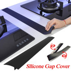 1-4pcs Kitchen Silicone Stove Counter Gap Seal Cover Heat Resistant Filler Cover
