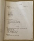1955 Stage 7    the Traveling Salesman    Original Hollywood Production Script Rare