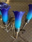 Tulip Lily Flower Glass Lamp Shades Tiffany Style Retro Replacement Lampshades