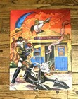 Vtg 1986 Bravestarr Break Out Poster Insert New Texas Daily News Filmation