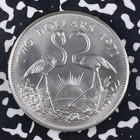 1971 Bahamas  2 Dollars Lot jm1261 Large Silver  High Grade  Beautiful 