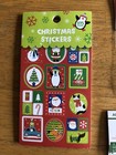 Lot Of 8 Christmas Craft Paper Ornaments Geometric Art Kit Items Stickers Magnet