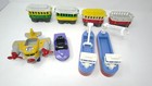 Fisher Price Geotrax  Train Cars Airplane Car Cargo Boat Lot Of 8