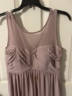Birdy Grey Dress Mauve Bridesmaid Wedding Formal  Size M