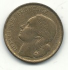 A High Grade Au unc 1953 B France 20 Francs Coin-apr679