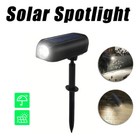 Led Solar Spotlights Outdoor Waterproof Adjustable Lights For Garden   Patio