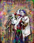 Simon And Garfunkel 8x10in Poster  Paul Simon And Art Garfunkel Pop Art Print