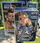 Nate Diaz Ufc Ultimate Collector Figure Autograph Auto Round 5 Hand Signed Rare
