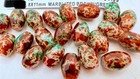 Brown And Green Marbled Czech Glass Beads 11mm Qty 21