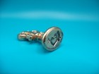 Vintage Mid-century Goldtone Double Hearts With Arrow Sealing Wax Stamp Seal